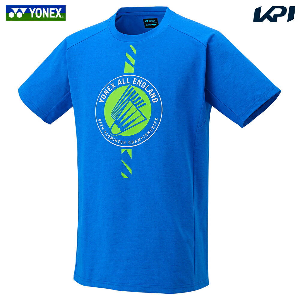 ヨネックス YONEX バドミントンウェア ジュニア  全英選手権2024大会記念Tシャツ ドライＴシャツ エレクトリックブルー 受注会限定モデル YOB24004 2024SS